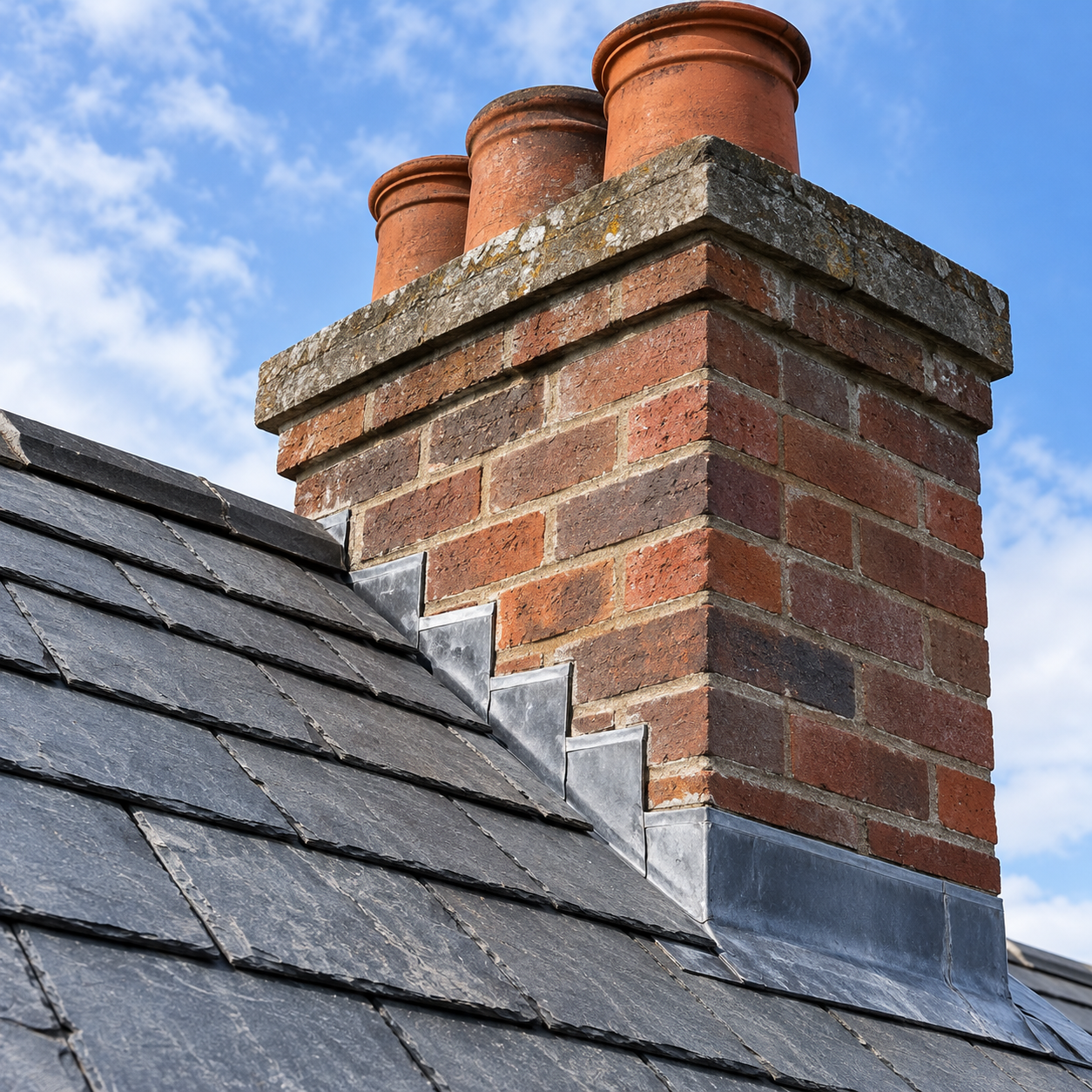 Chimney repair work
